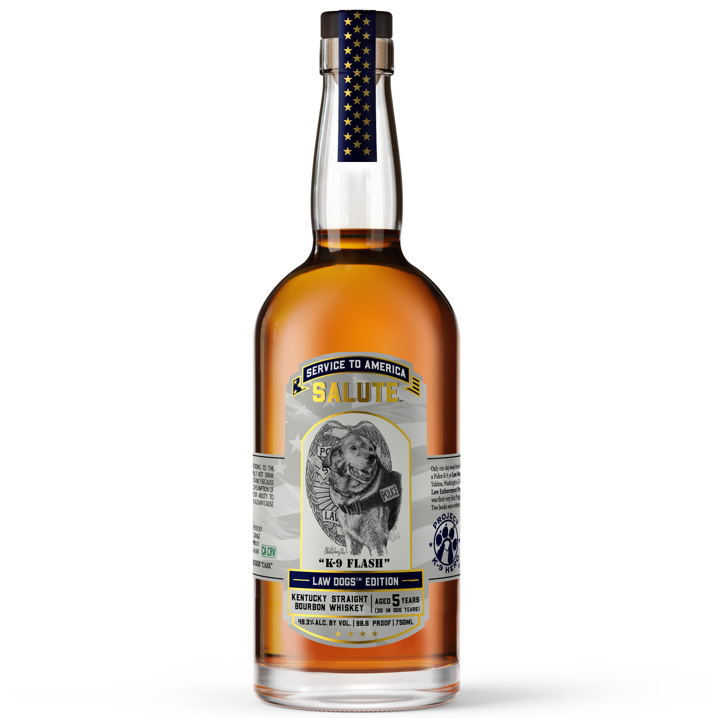 Service to America Salute™ Whiskey - Law Dogs K-9 Flash