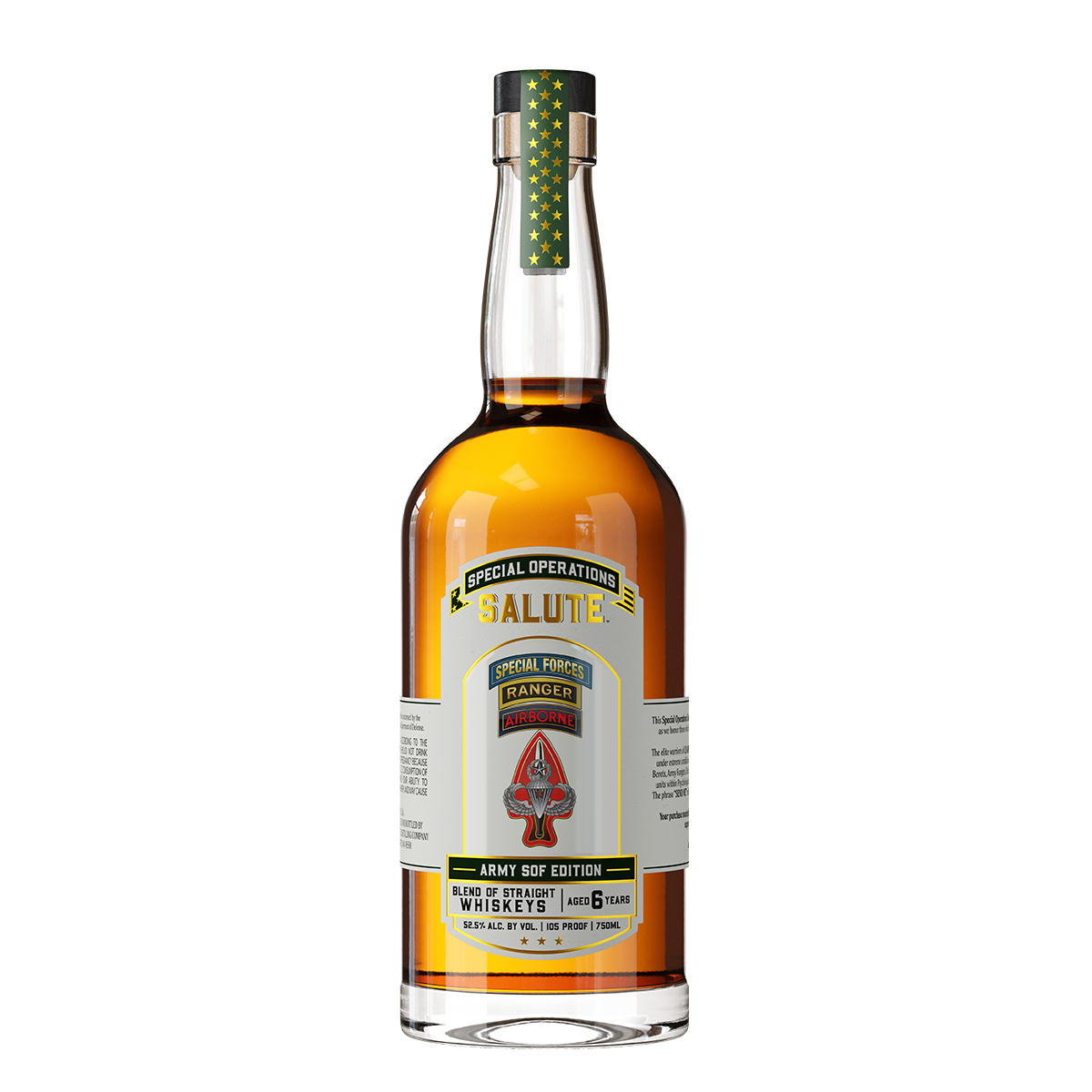 Special Operations Salute™ Whiskey - Army SOF Edition (Bottle Only)