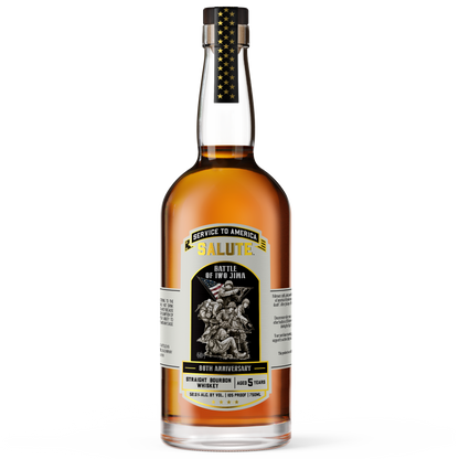 Service to America Salute™ Whiskey - Battle of Iwo Jima - 2 Bottle Set with Free Lithograph