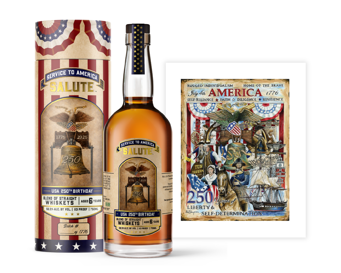 Service to America Salute™ Whiskey - USA 250th Birthday